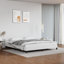 Singhai Platform Bed Frame, Slats Support, No Mattress, Faux Leather-297720170-297720168