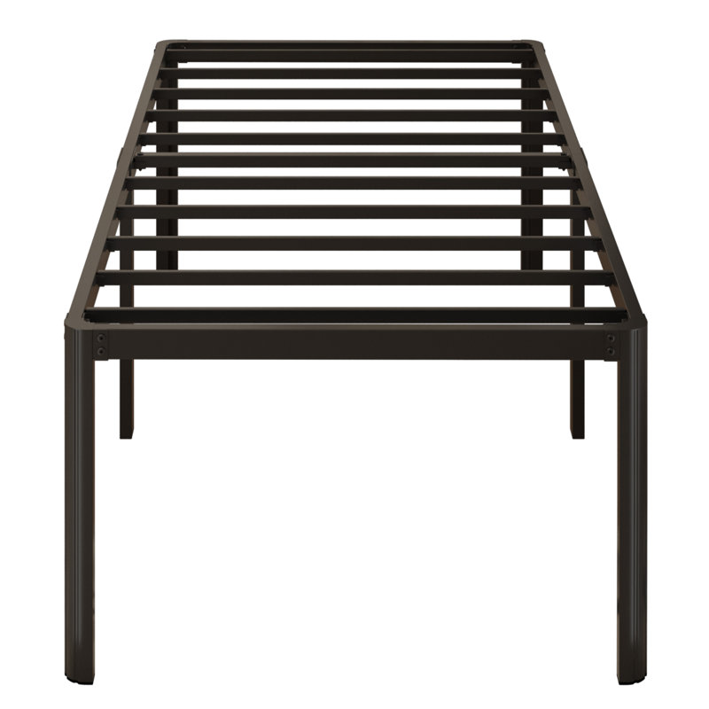 Structure de lit 22 po avec pieds d'angle arrondis, Simple