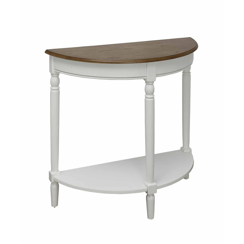 Mayall 31.5'' Console Table, Driftwood/White