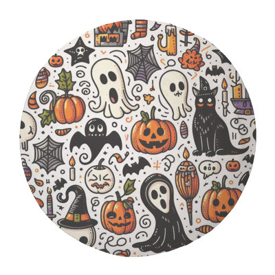 Tapis tressé Boo-torable Fun