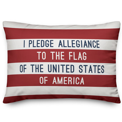  Coussin lombaire Pledge of Allegiance