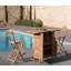 Hirsh Rectangular Teak Outdoor Bar Table , 110cm cm W 50cm cm D