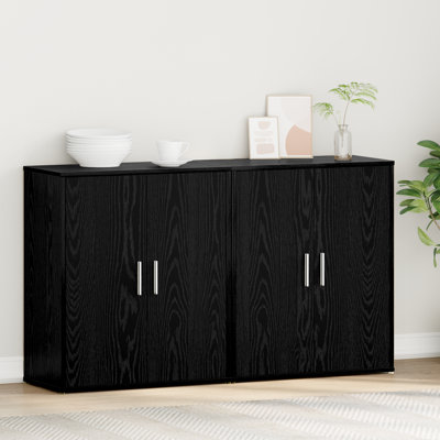Highboard 2 Pcs 60 X 31 X 70 Cm Engineered Wood