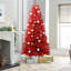 Arbre de Noël artificiel pin rouge-130365433