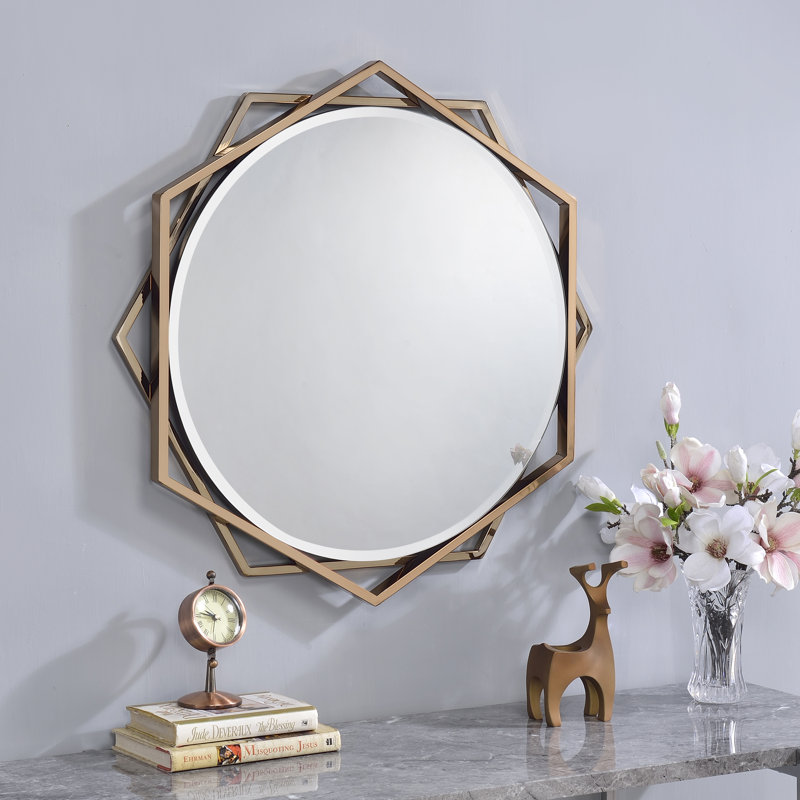 Miroir d'appoint Rodrick, Champagne