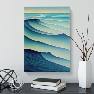 Sea View Abstract Vol.5 - Wrapped Canvas