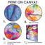 «Vibrant Tree of Life Forest», reproduction d'art sur toile rose-170018295-170018299-170018274