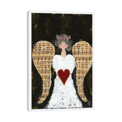 How Great Thou Art Angel by Ashley Bradley - Print on Canvas