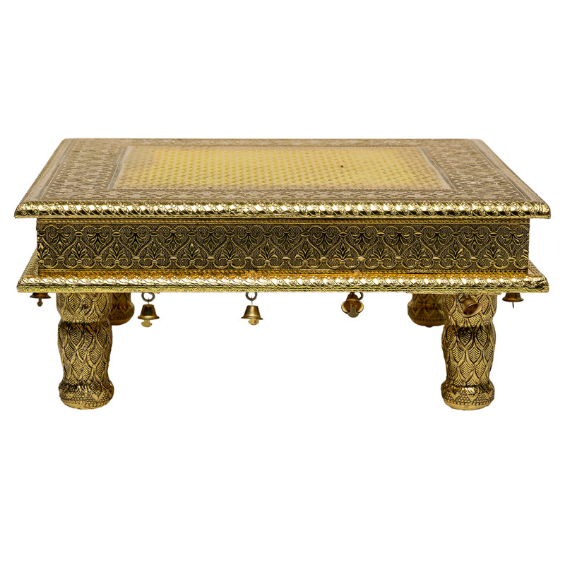 Aspasija Solid Wood Four Leg Coffee Table