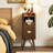Mid-Century Modern Fluted 2-Drawer Nightstand-1186247859-1181033112