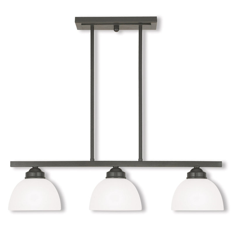 3 - Light Geometric Chandelier