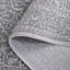 Tapis gris clair / crème à motif floral Calidia-20944378