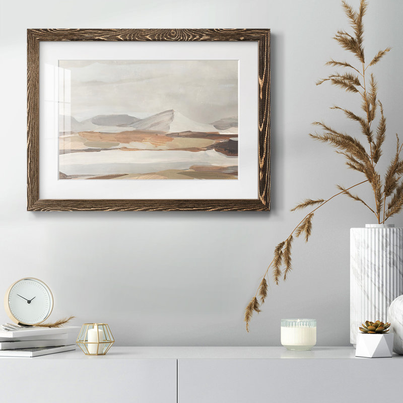 Dusky Mountain II, Noyer, H 18 po x l 26 po x P 1,5 po
