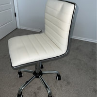 Kaycee Mid Back Task Chair Orren Ellis Upholstery Color: White