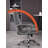 Modern Minimalist Leather & Iron Office Chair