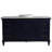 Neponset 61 " W Freestanding Standard Free Standing Single Double Single Vanity Bathroom Vanity With Carrara Marble Top-257912984