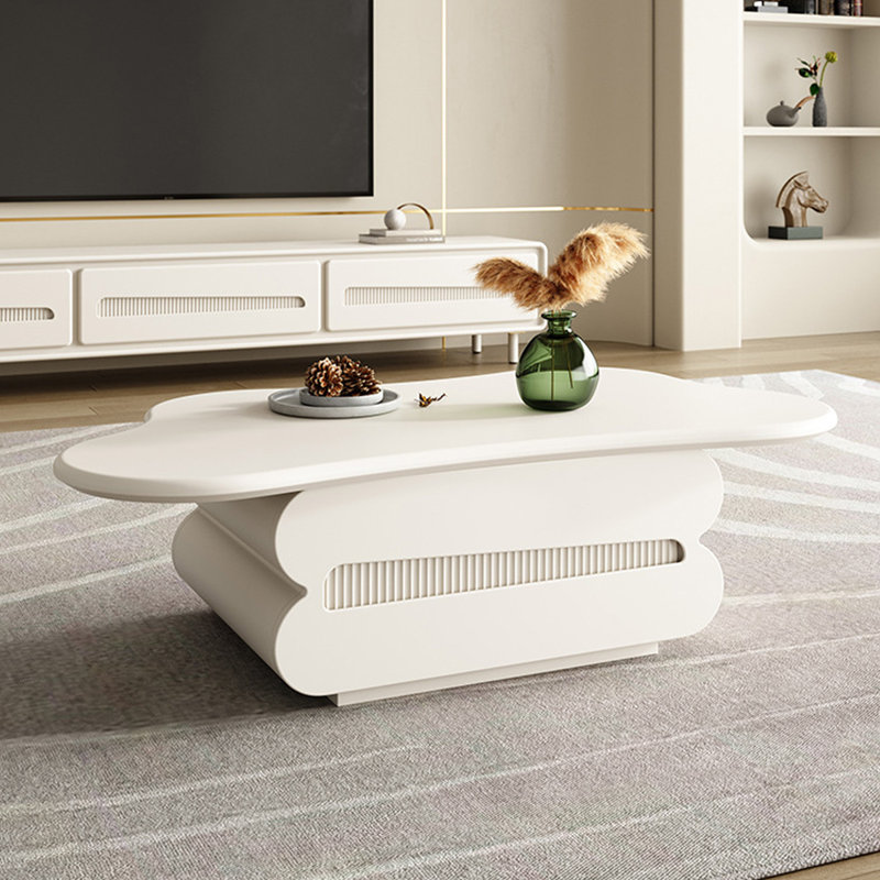 Table basse à piédestal avec rangement