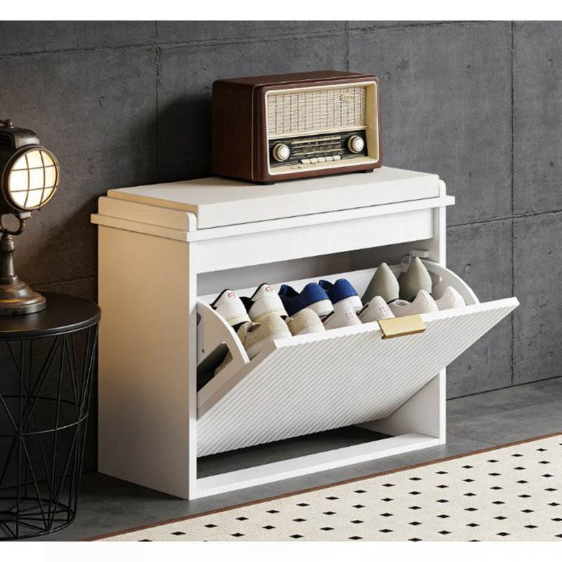 Banc de rangement pour chaussures, banc d'entrée, armoire à chaussures