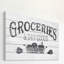 « Dry Goods », art textuel sur bois sans cadre-62732190