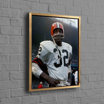 Art inspirant sur toile de Jim NFL, idéal pour rehausser l'apparence d'une pièce à thème sportif