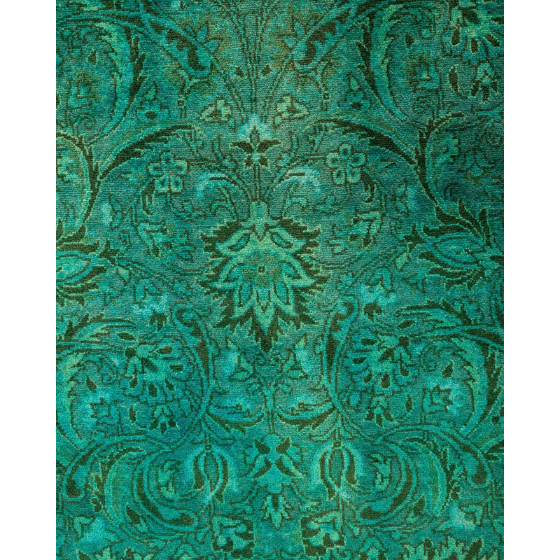 Overyed One-of-a-Kind Rectangle 4'1" X 6'2" Hand Knotted Area Rug