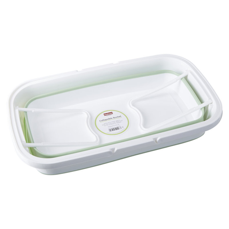 House Of Hampton Plastic Decorative Basket, Green