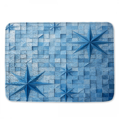 Tapis de bain Blue Star