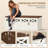2 Tier Shoe Storage Bench with Doors, 59" Farmhouse Shoe Bench with Padded Cushion, 12 Pairs of Bed End Bench, Entryway Bench with Storage for Bedroom, Living Room, Brown And White-126660380-118881500