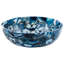 Bloomsbury Market Dwight 400mm Polished Blue/Brown Stone Circular Countertop Basin Bathroom Sink