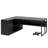 71" L-Shaped Executive Desk With Storage Cabinet & Shelves(Not Including Chair)-292273947-292273956