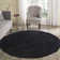 Esterly Shaggy Black Area Rug