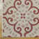 Paseo Powis Red/Beige Transitional Casual Medallion Tile Flatweave Indoor/Outdoor Area Rug