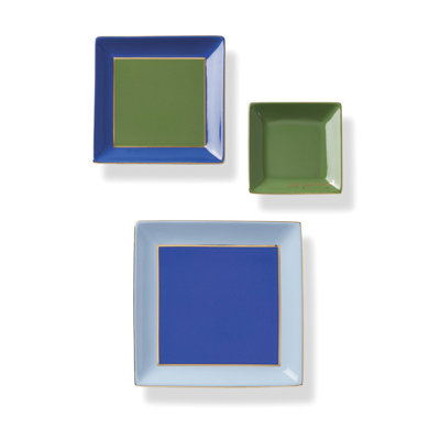 Make It Pop Neutral Black 3-Piece Tray Set