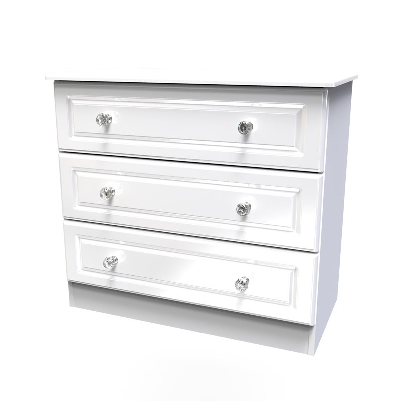 Fully Assembled Jacey 3 Drawer Chest