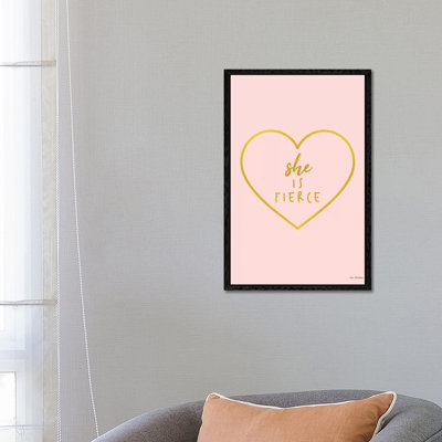 She Is Fierce - Print on Canvas
