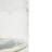 Candle Holder With Textured Glass Shade, White Coastal Stone Base, 8 Inch