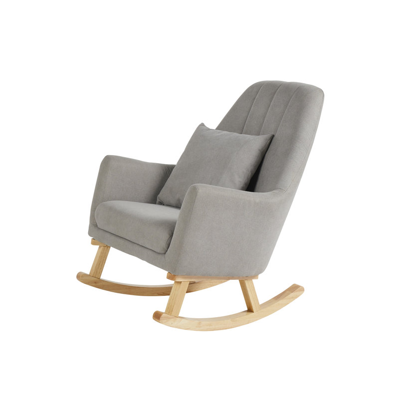 Eden Deluxe Nursery Chair - Charcoal Grey, Grey