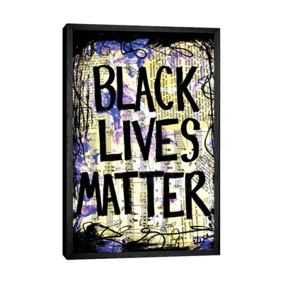 Black Lives Matter 1 Piece Wall Art on Canvas