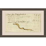 Snake - Mennonite Ledger Drawing Giclee Print by Soicher Marin Archives