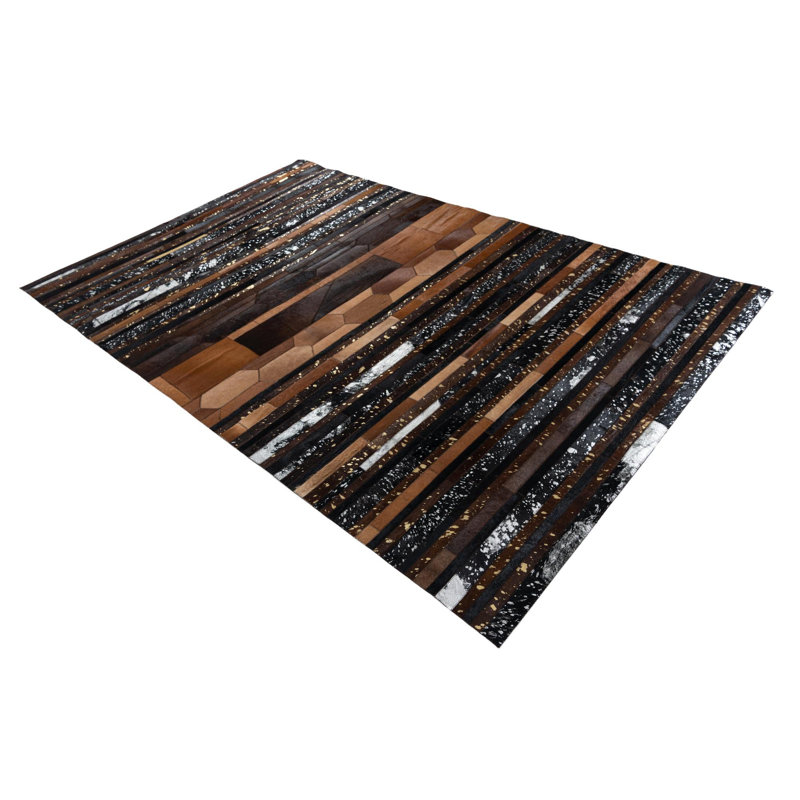 Tapis brun foncé Juliana