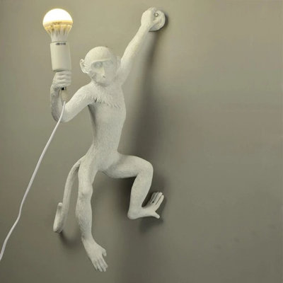 Applique murale blanche à 1 lumière Makenna
