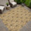 Tapis de style Mid-Century intérieur / extérieur lavable à la machine Lipman ACN2426