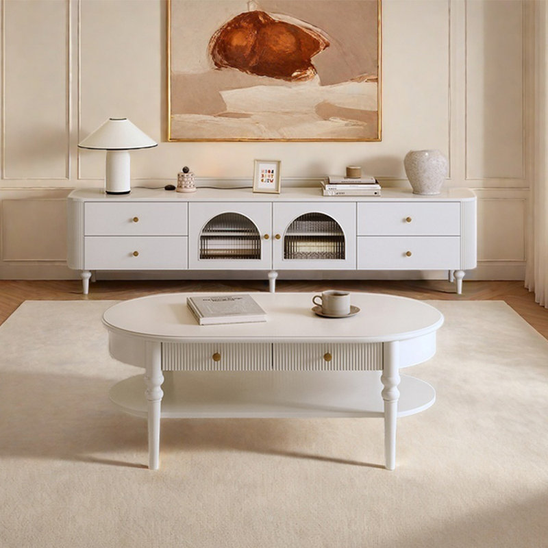 Table basse blanche simple