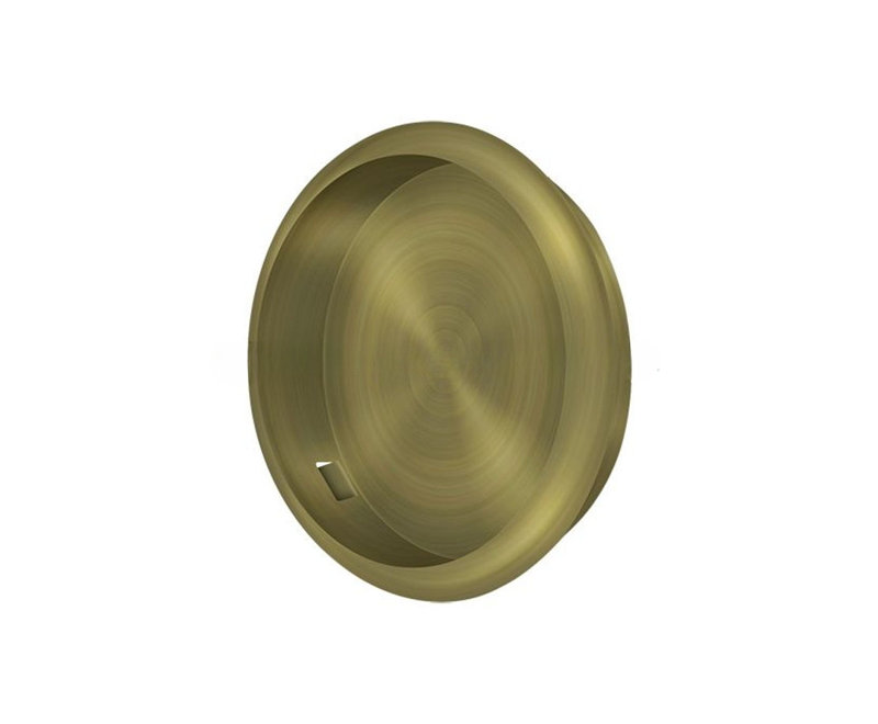 Brass Push/Pull Plate, Antique Brass