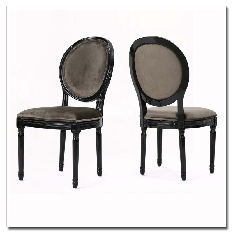 Ensemble de chaises de salle à manger, Gris