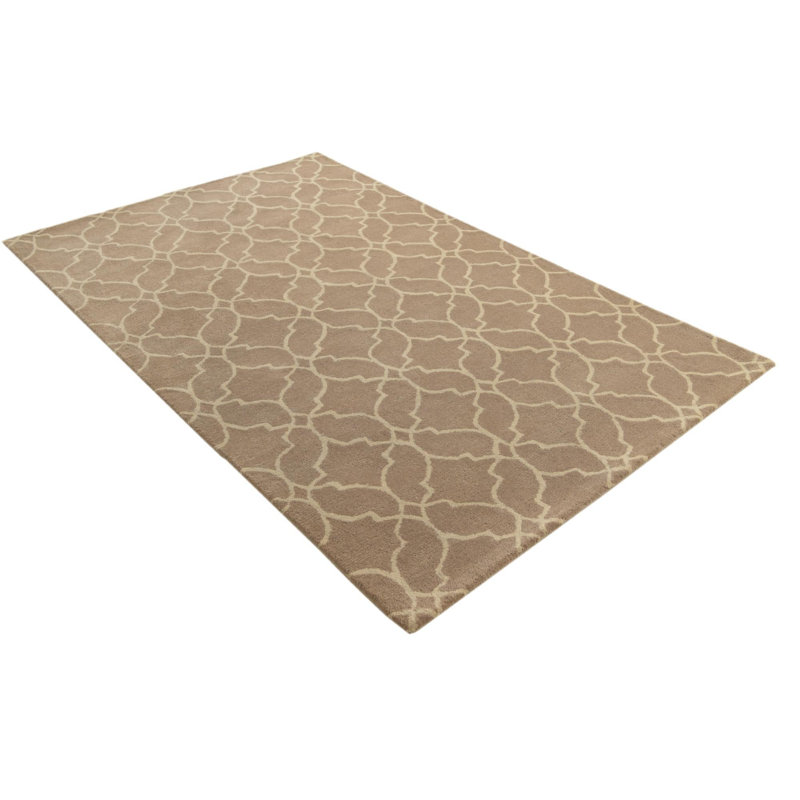 Tapis taupe 5 x 8