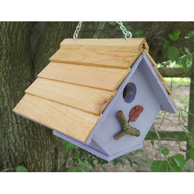Mihran 7'' H x 8'' W x 7'' D Hanging Birdhouse