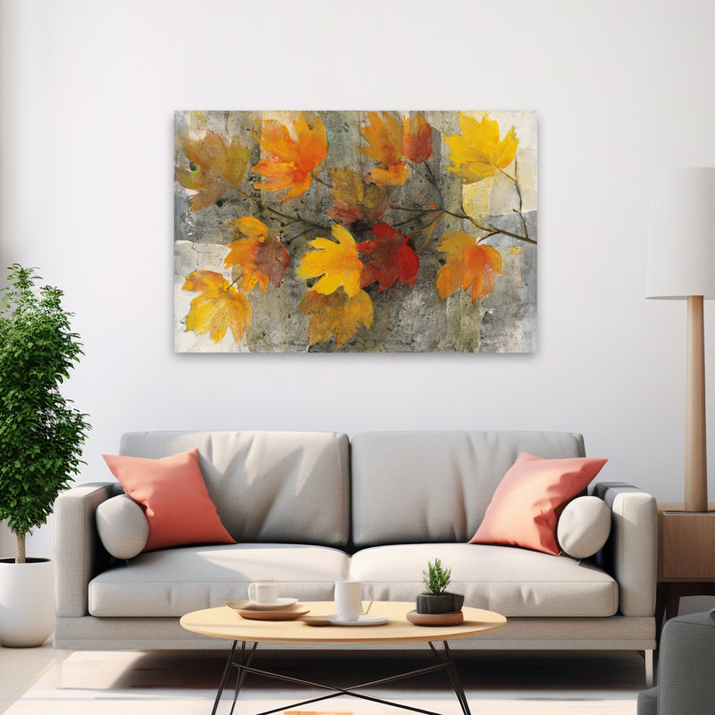 Branche d'automne contemporaine, H 60 po x l 40 po