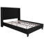 Lit plateforme tapissier capitonné avec côtés allongés à garniture cloutée Aluino-29332068-29332070