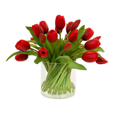 Tulip Arrangement in Vase